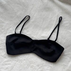 TOPSHOP Silky Bralette in Black